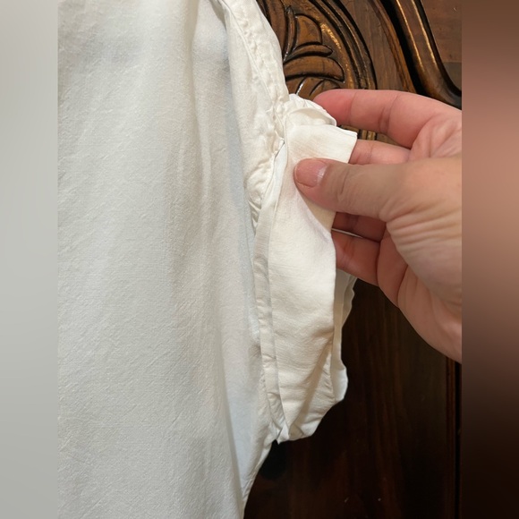 Cloth & Stone by Anthropology High Low White Shirt Dress - Picture 6 of 7